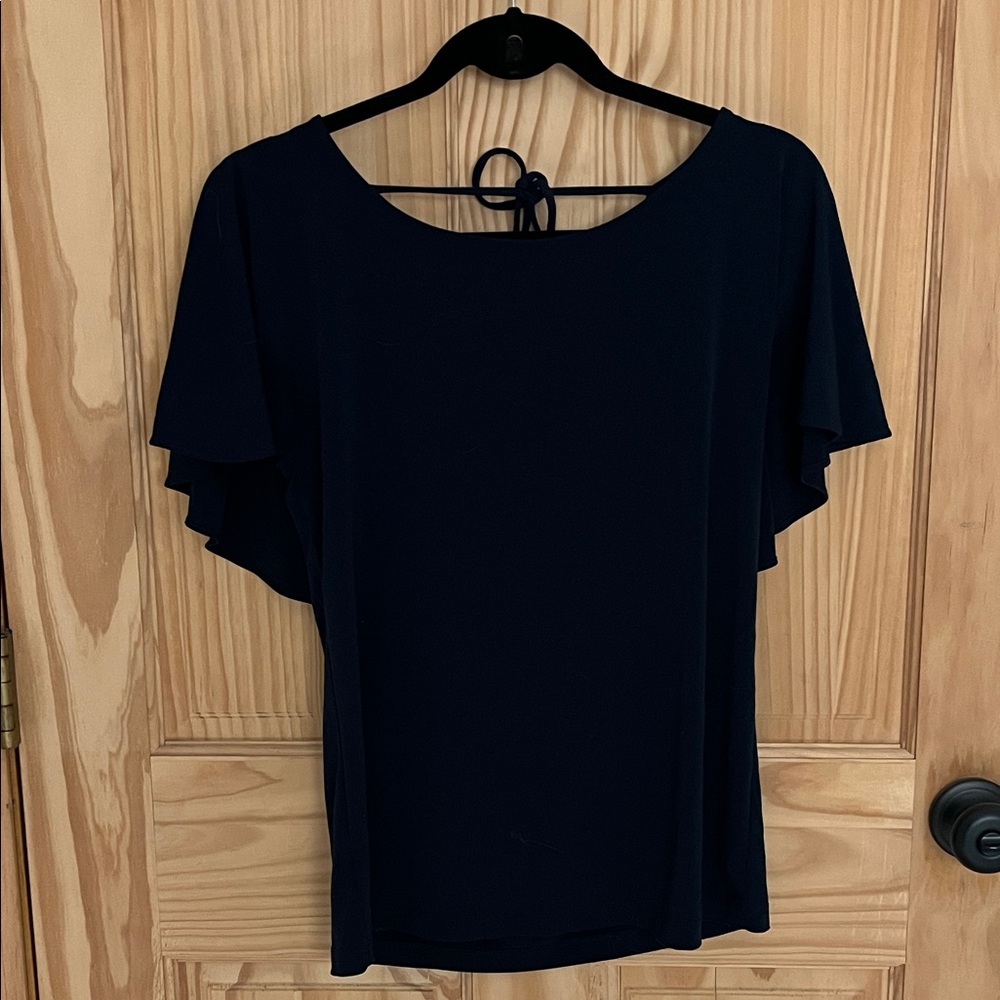 Elegant Navy Women's Top